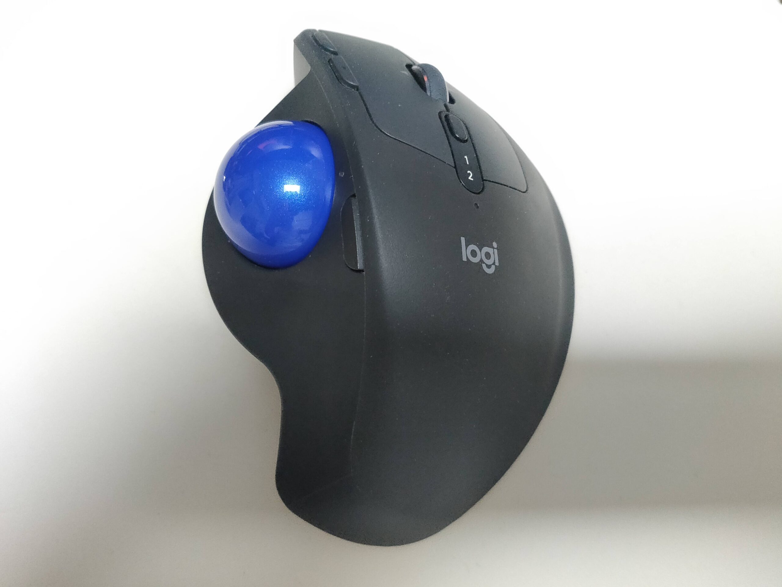 のマウスに ロジクール MX ERGO MXTB1s Unifying Bluetooth 8ボタン 高速充電式